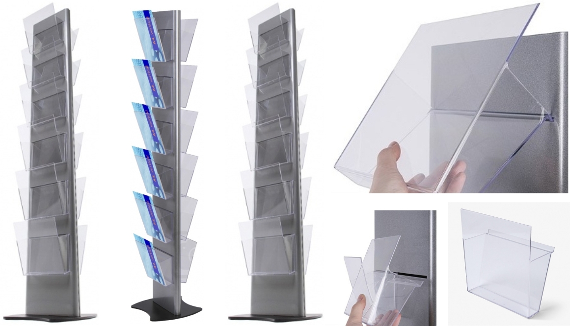 Torre 2 Premium Freestanding Brochure Stand